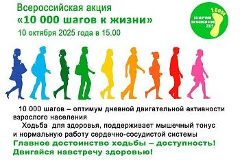 Всероссийская Акция «10000 шагов к жизни»