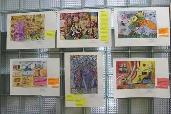 В Детской областной больнице открылась выставка рисунков В Детской областной больнице открылась выставка рисунков